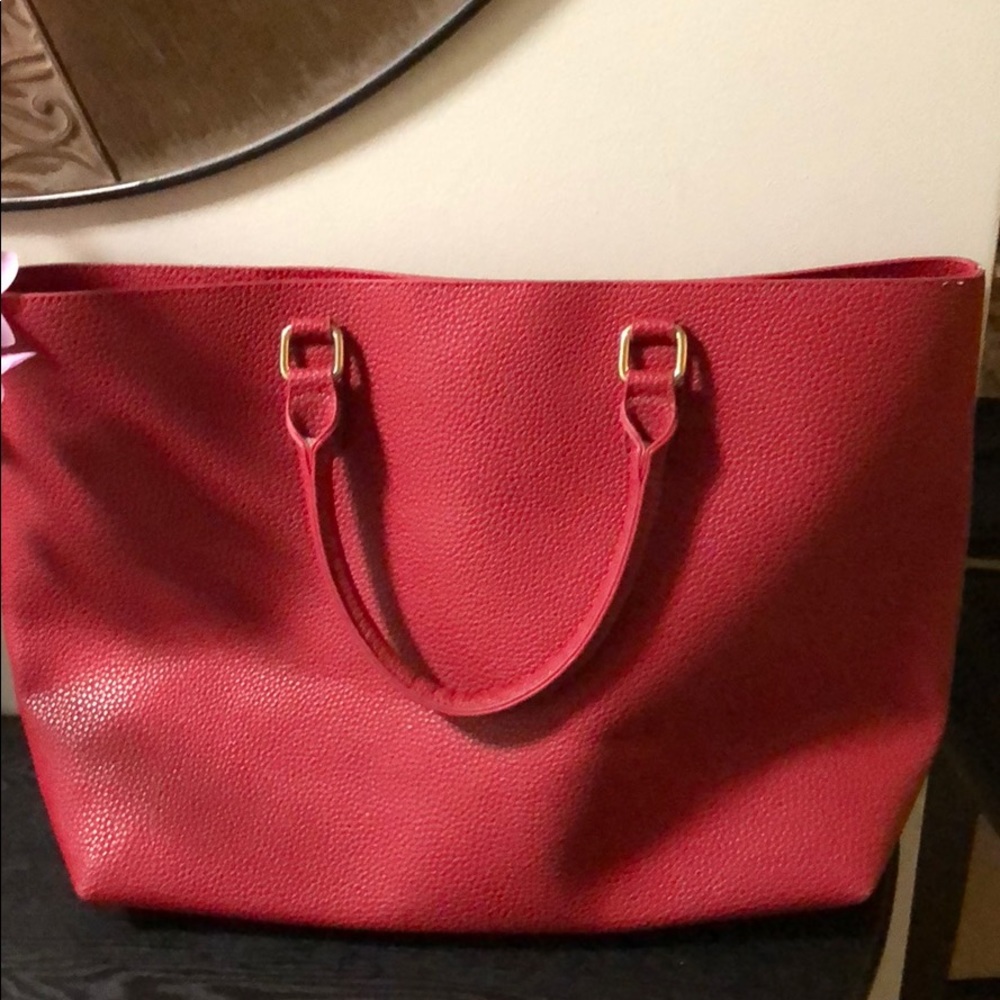 Just Fab faux leather tote